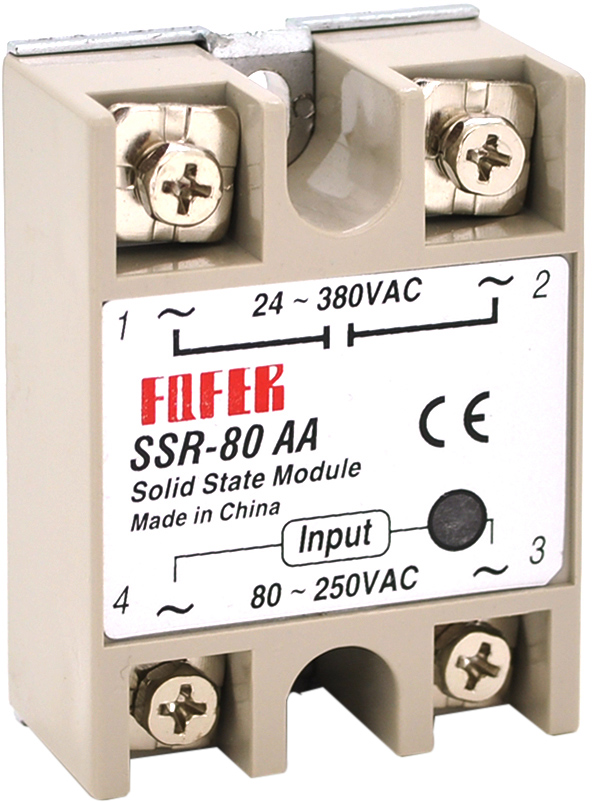 Твердотельное реле FOTEK SSR-80АA 80А 24-380В AC (YT23141) – фото ...