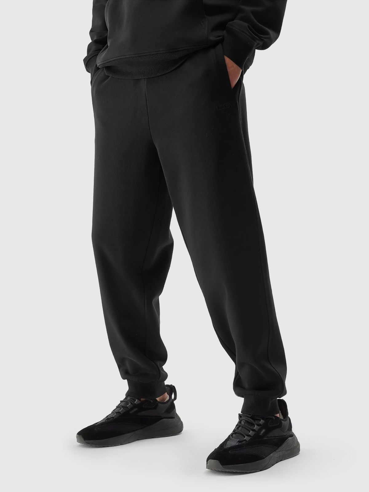 Акція на Спортивні штани чоловічі 4F Trousers Cas M466 4FAW23TTROM466-20S L Чорні від Rozetka