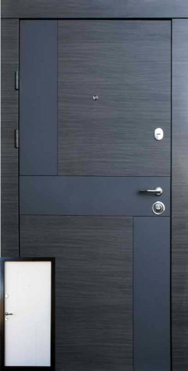 

Двери Стиль-М венге серый горизонт АРТ - белое дерево "Qdoors"