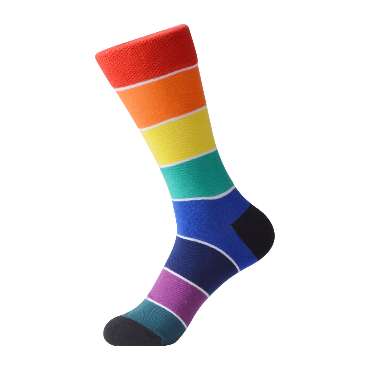 

Высокие мужские цветные носки с принтом Sanzetti серии Wide Stripes р. 40-45 HS-0011