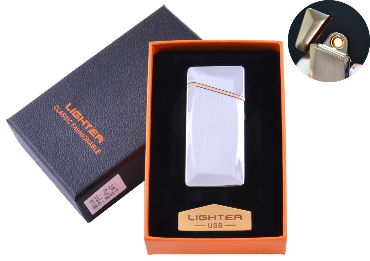 

Зажигалка USB Электрическая, Harton Silver, Подарочная