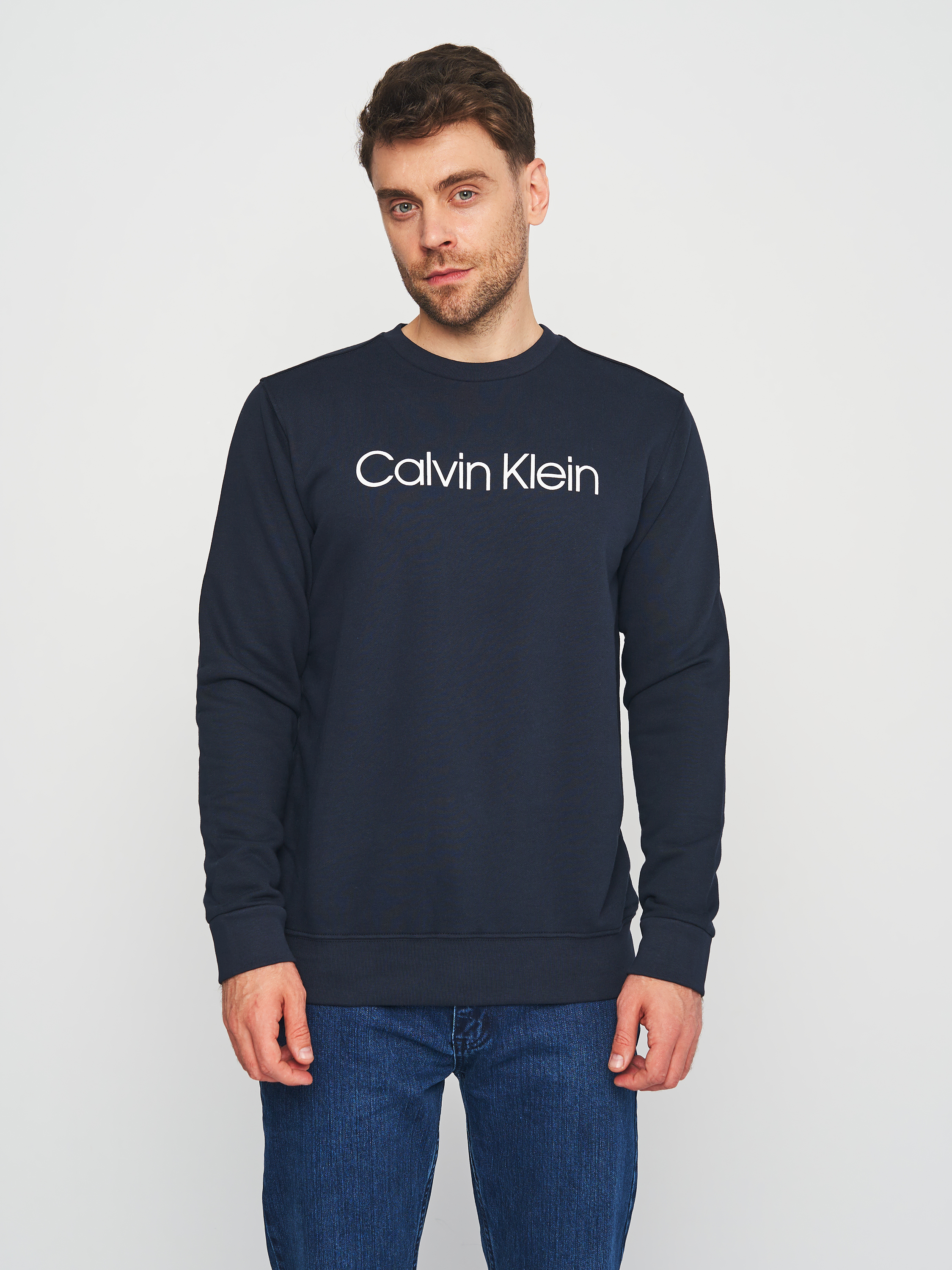 Акція на Світшот Calvin Klein Jeans 11193.3 XL Темно-синій від Rozetka