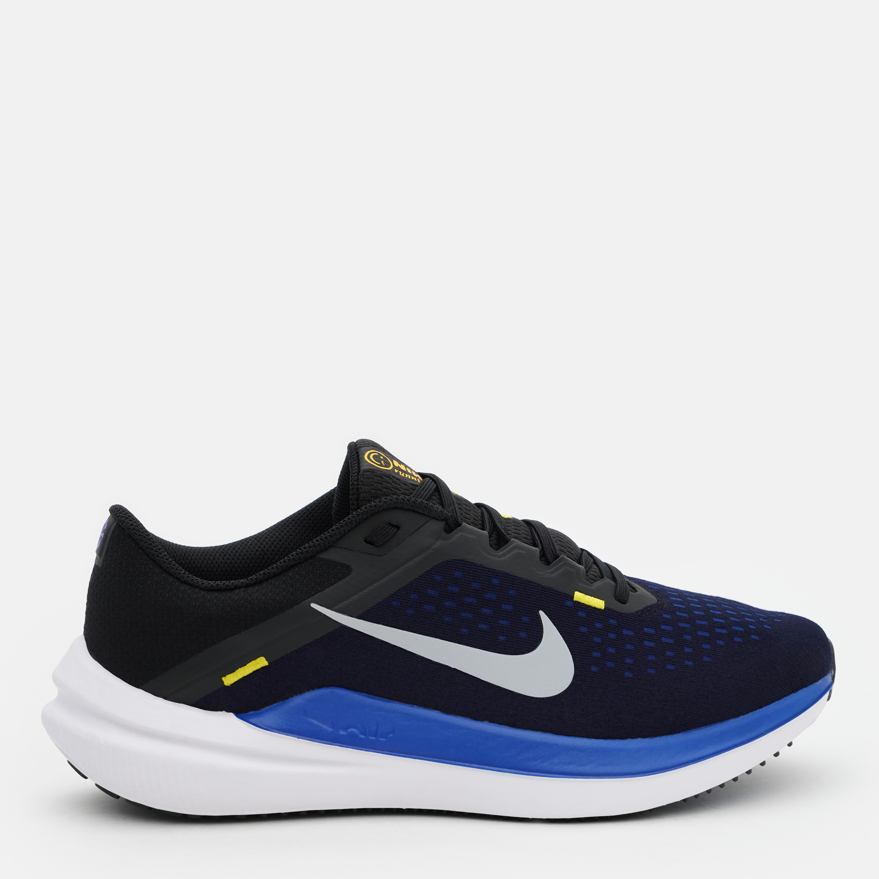 Акція на Чоловічі кросівки для бігу Nike Air Winflo 10 DV4022-005 40 (7US) 25 см Black/Wolf Grey-Racer Blue-High Voltage від Rozetka