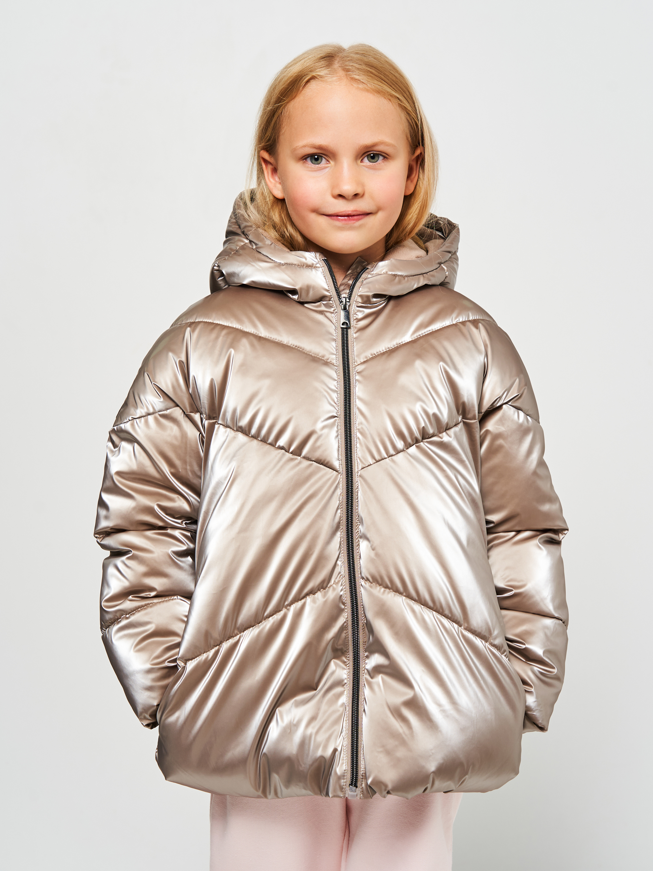 Акція на Дитяча зимова куртка для дівчинки Minoti 16coat 20 39825JNR 110-116 см Коричнева від Rozetka