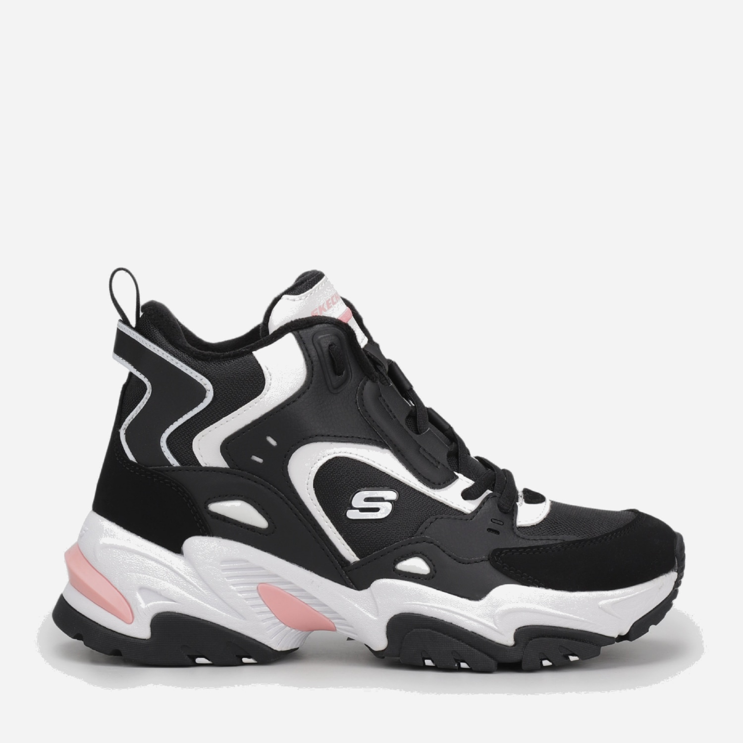 Женские ботинки высокие Skechers 167270 BKW 39.5 (9.5US) 26.5 см Черные ...