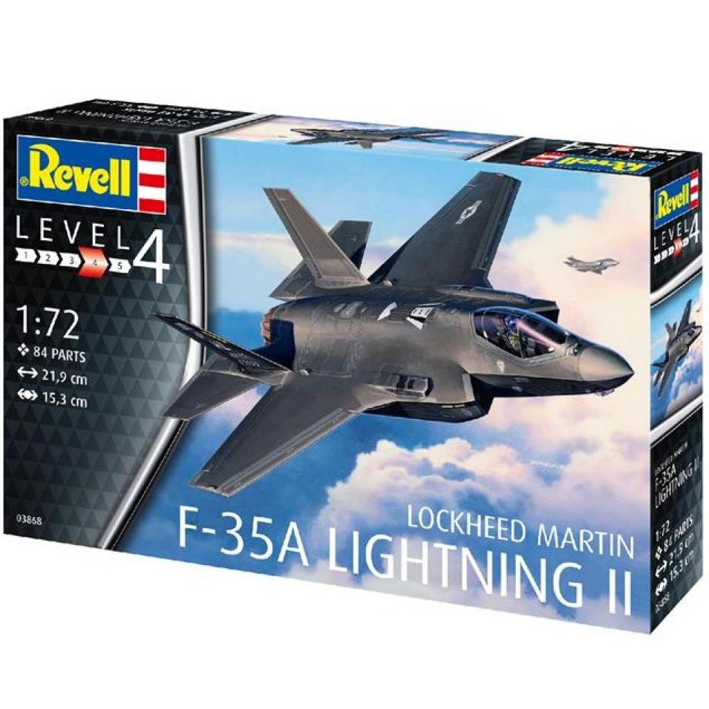 

Сборная модель Revell Истребитель-бомбаридовщик F-35 "Молния II". Масштаб 1:72 (RVL-03868)