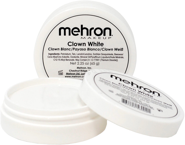 

Грим для клоуна Mehron Clown White Экстра белый 65 г (130)