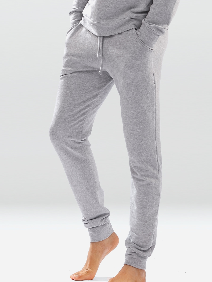 Акция на Спортивні штани чоловічі DKaren Pants Justin M Grey от Rozetka