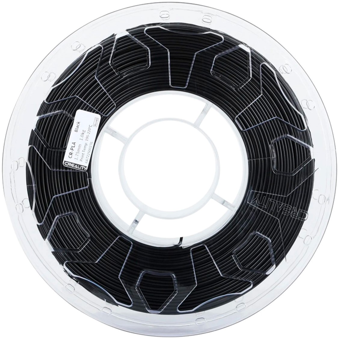 PLA Filament Carbon, 1.75 mm, 0.8 kg (3DP-PLA1.75-02-CARBON)