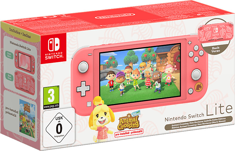 Coral switch lite animal on sale crossing