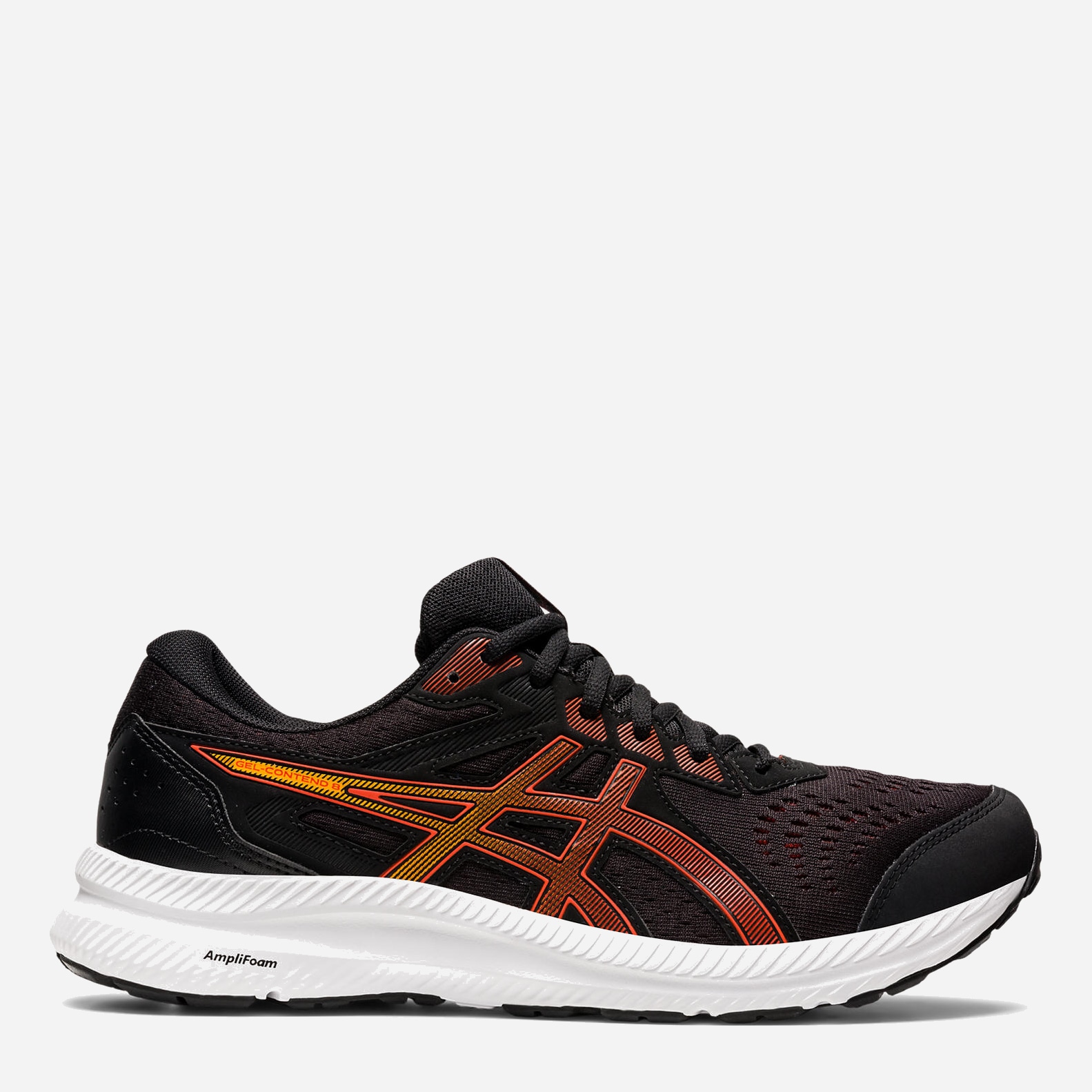 Акція на Чоловічі кросівки для бігу ASICS Gel-Contend 8 1011B492-004 42.5 (9US) 27 см Чорний/Червоний від Rozetka