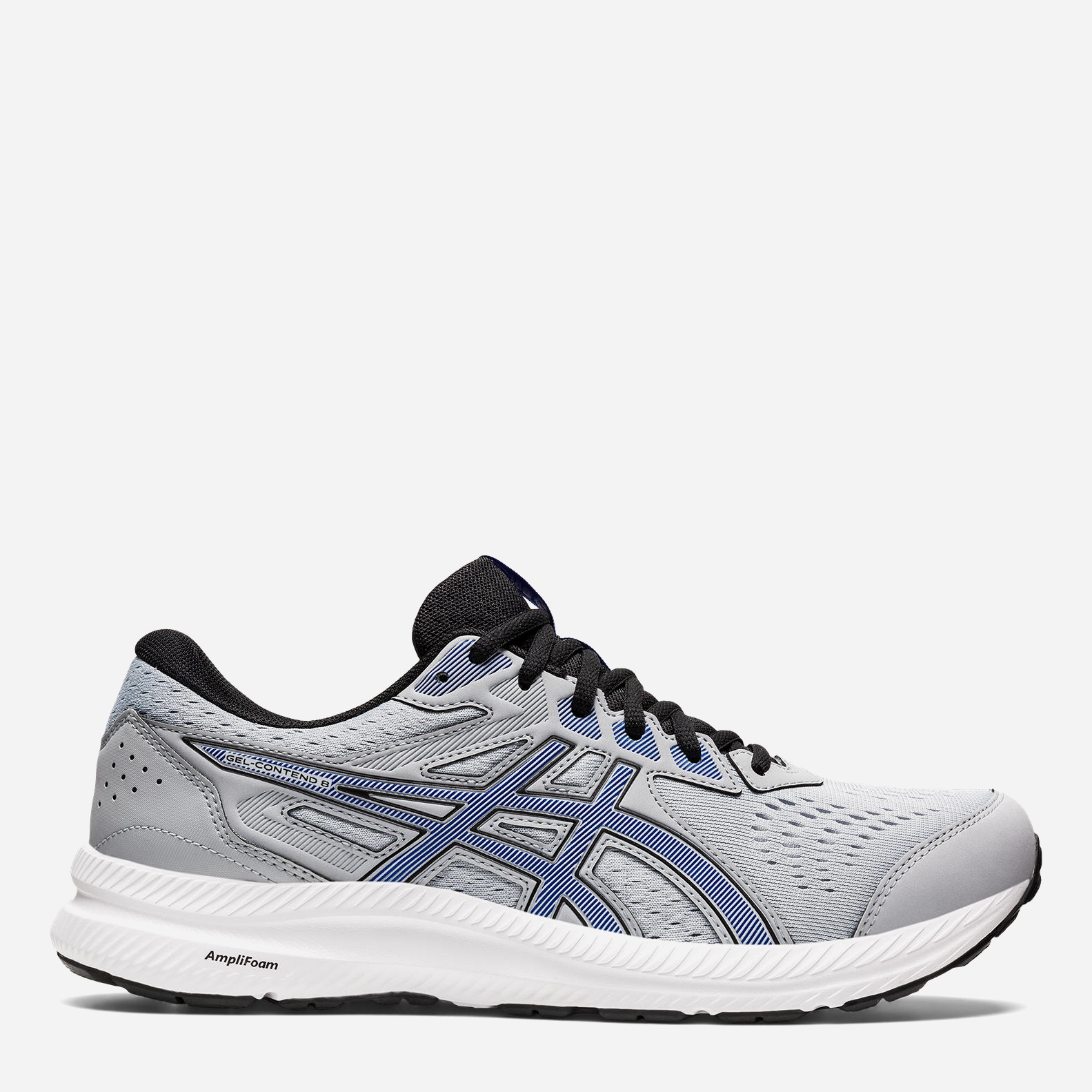 Акція на Чоловічі кросівки для бігу ASICS Gel-Contend 8 1011B492-020 42 (8.5US) 26.5 см Сірий/Блакитний від Rozetka