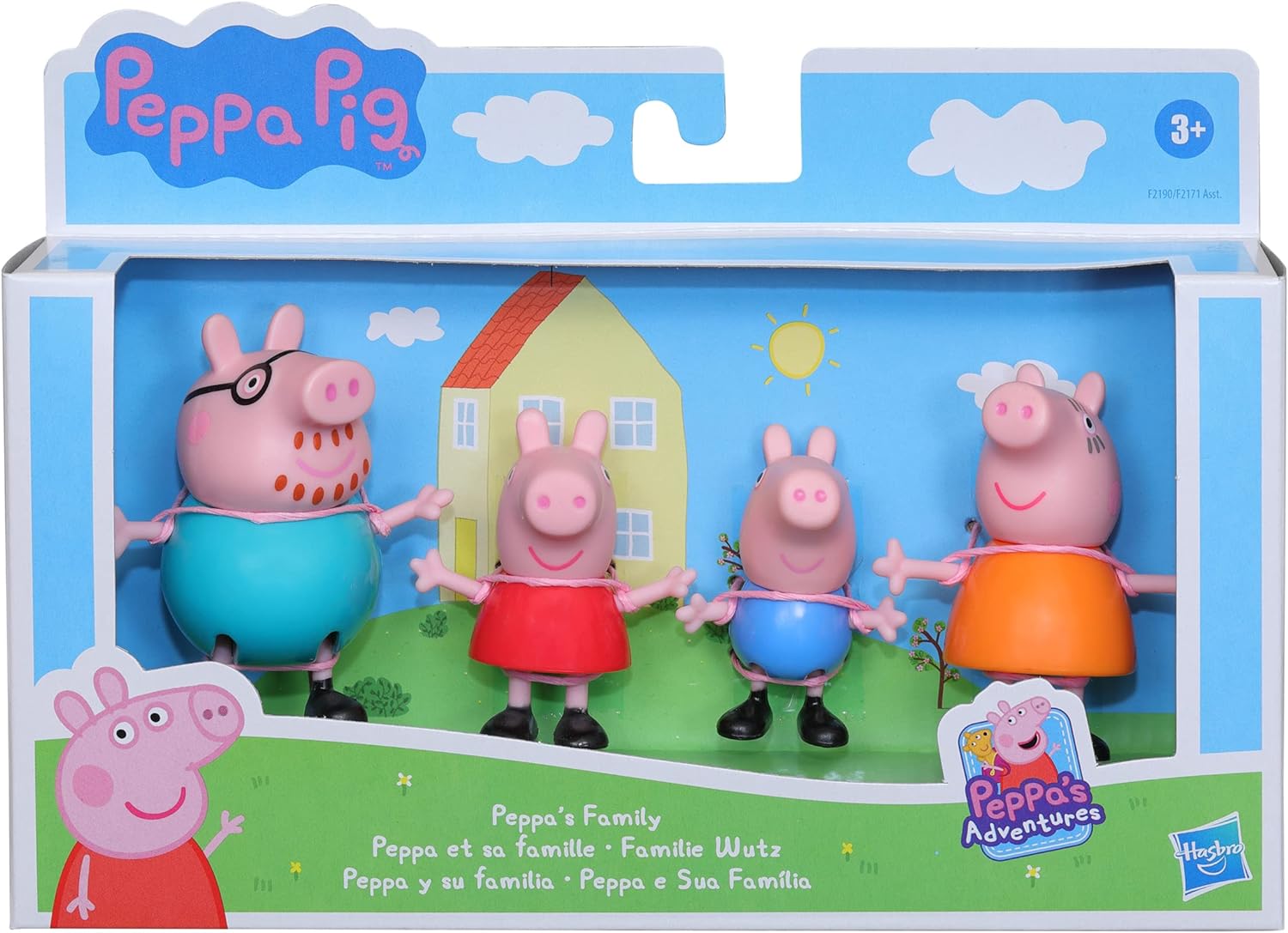 Набор фигурок Семья свинки Пеппы 4 фигурки Peppa Pig Adventures Peppas  Family Figures (F2190) – фото, отзывы, характеристики в интернет-магазине  ROZETKA от продавца: Вuy here | Купить в Украине: Киеве, Харькове, Днепре,