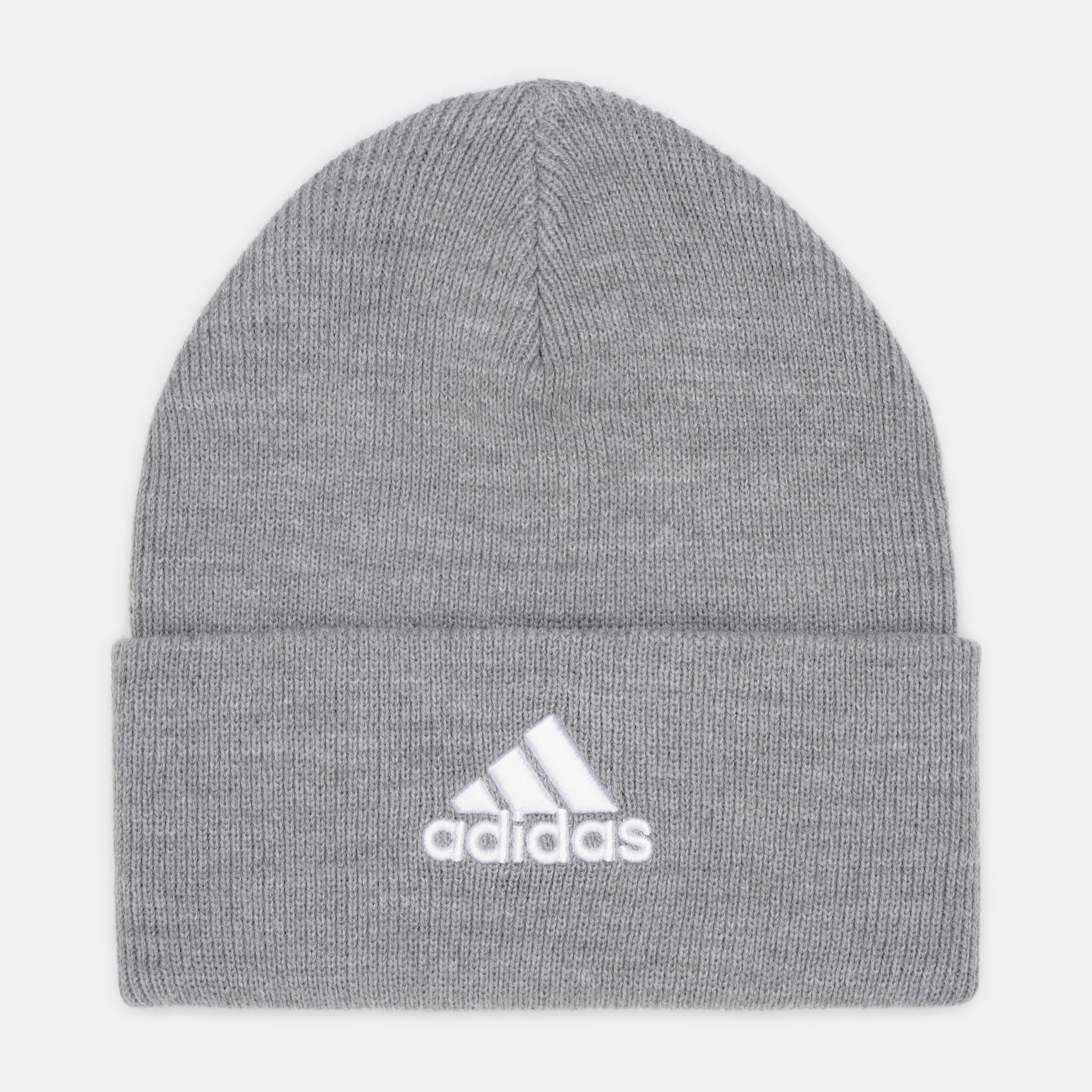 Акція на Шапка Adidas Logo Beanie Cuf II3523 60 Medium grey heather від Rozetka