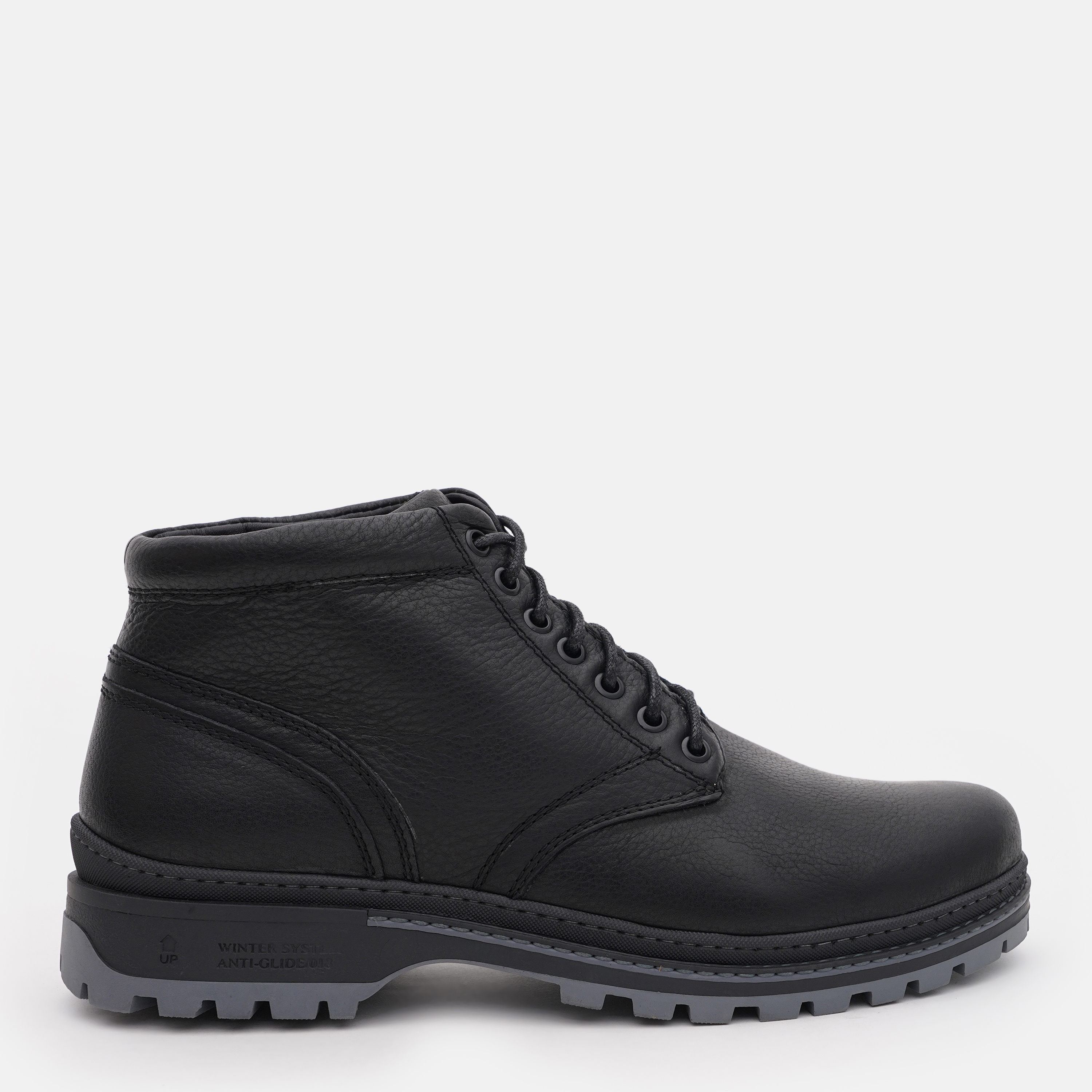 Акція на Чоловічі зимові черевики Prime Shoes 620 Black Leather 16-620-30118 41 27 Чорні від Rozetka