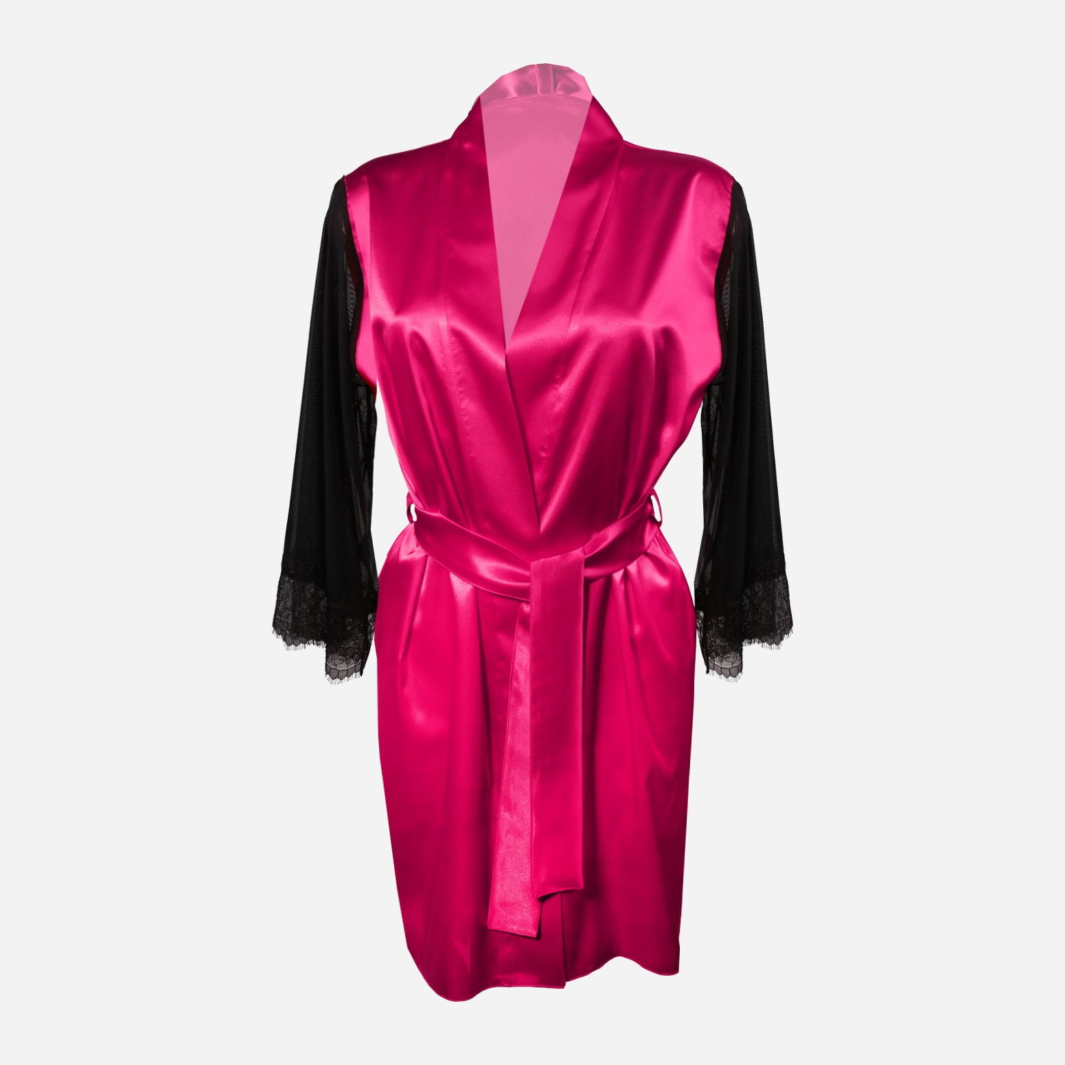 Акція на Халат жіночий DKaren Housecoat Bonnie 2XL Dark Pink від Rozetka
