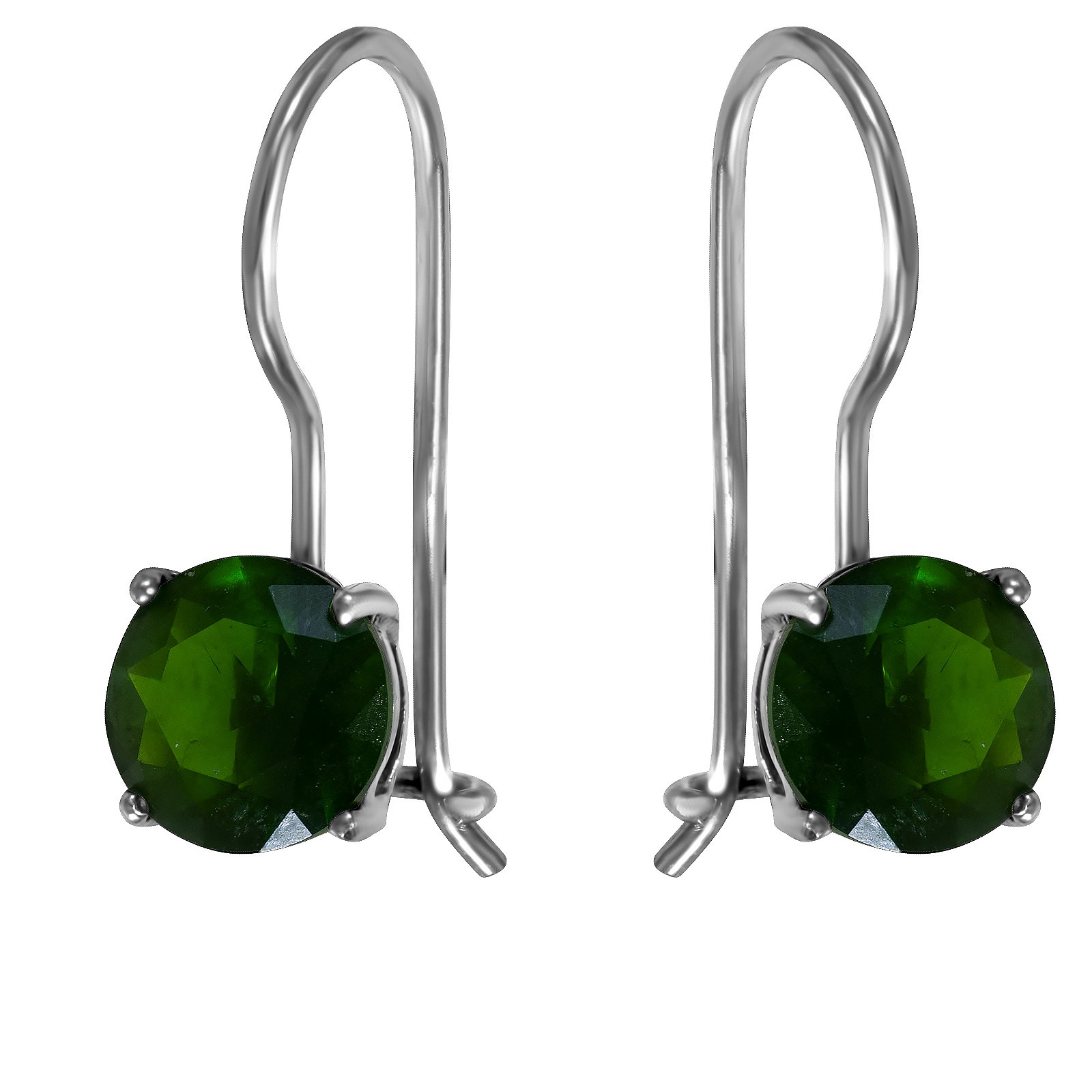 

Серьги из серебра с куб. циркониями 144079