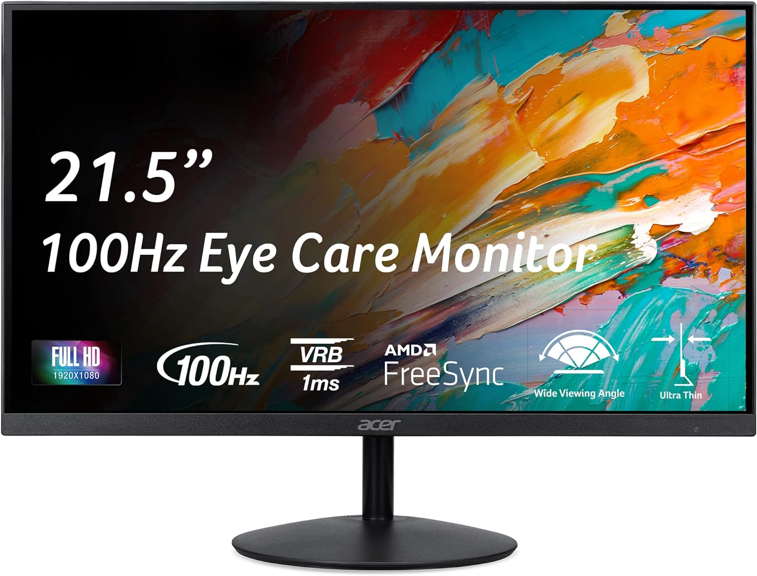 Монитор 21.5" Acer SA222QEbi (UM.WS2EE.E01) FHD IPS / 100Hz / 1ms VBR ...