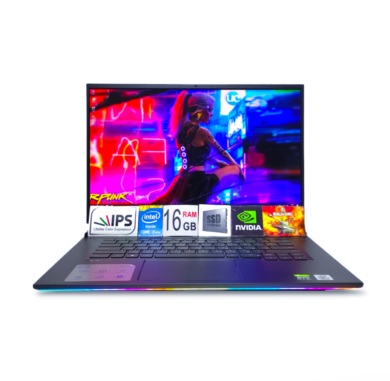 Ноутбук Dell G7 15.6 4K Oled Core i7-10750H 6 ядер 16GB DDR4 SSD512GB ...