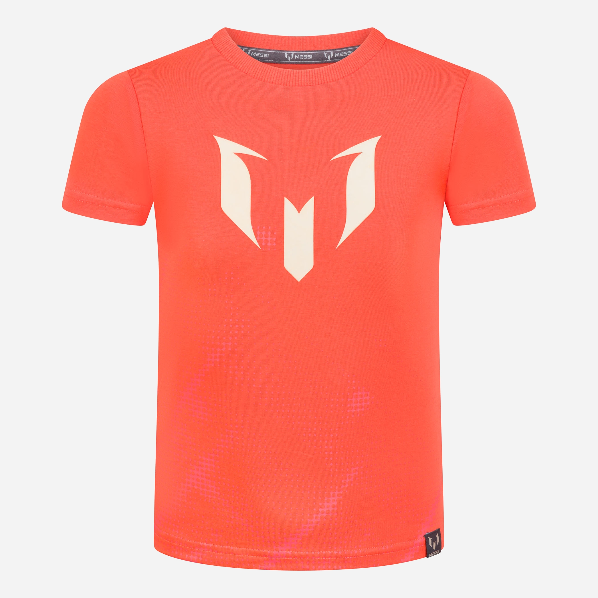 Koszulka dziecięca Messi S49403-2 98-104 cm Neonowa pomarańcza (8720815174643)