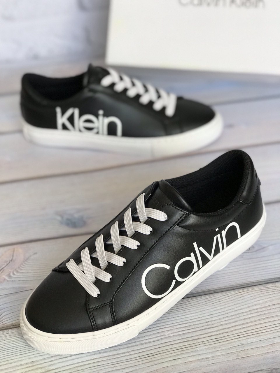 Кеды женские Calvin Klein Cabre Black черные 39 (8.5) 25.5 см ...