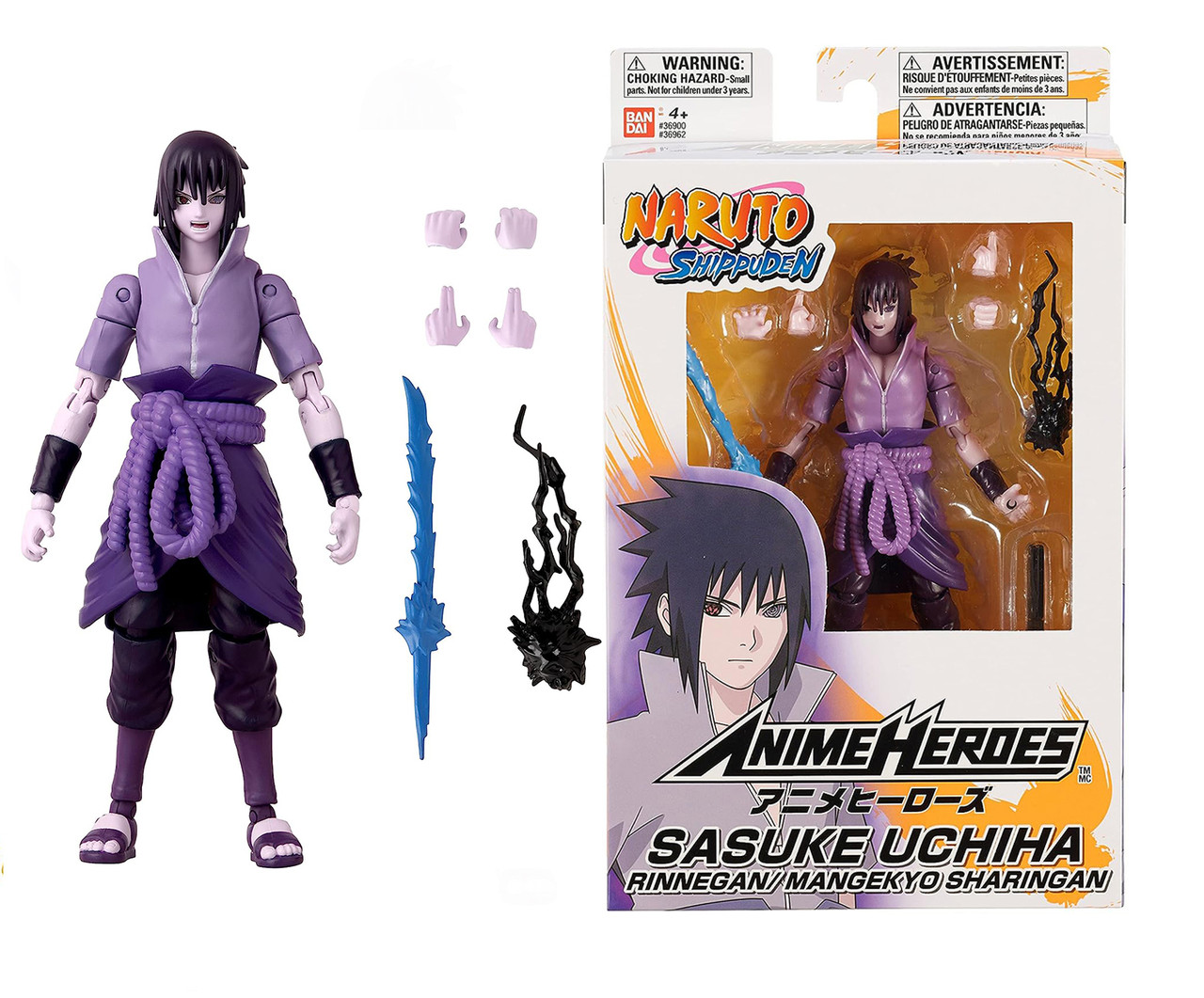 Bandai Подвижная фигурка Учиха Саске (Uchiha Sasuke) Rinnegan/Mangekyo  Sharingan, серии ANIME HEROES из аниме Наруто / Naruto. (100259.2) – фото,  отзывы, характеристики в интернет-магазине ROZETKA от продавца:  Fanattributes | Купить в Украине: