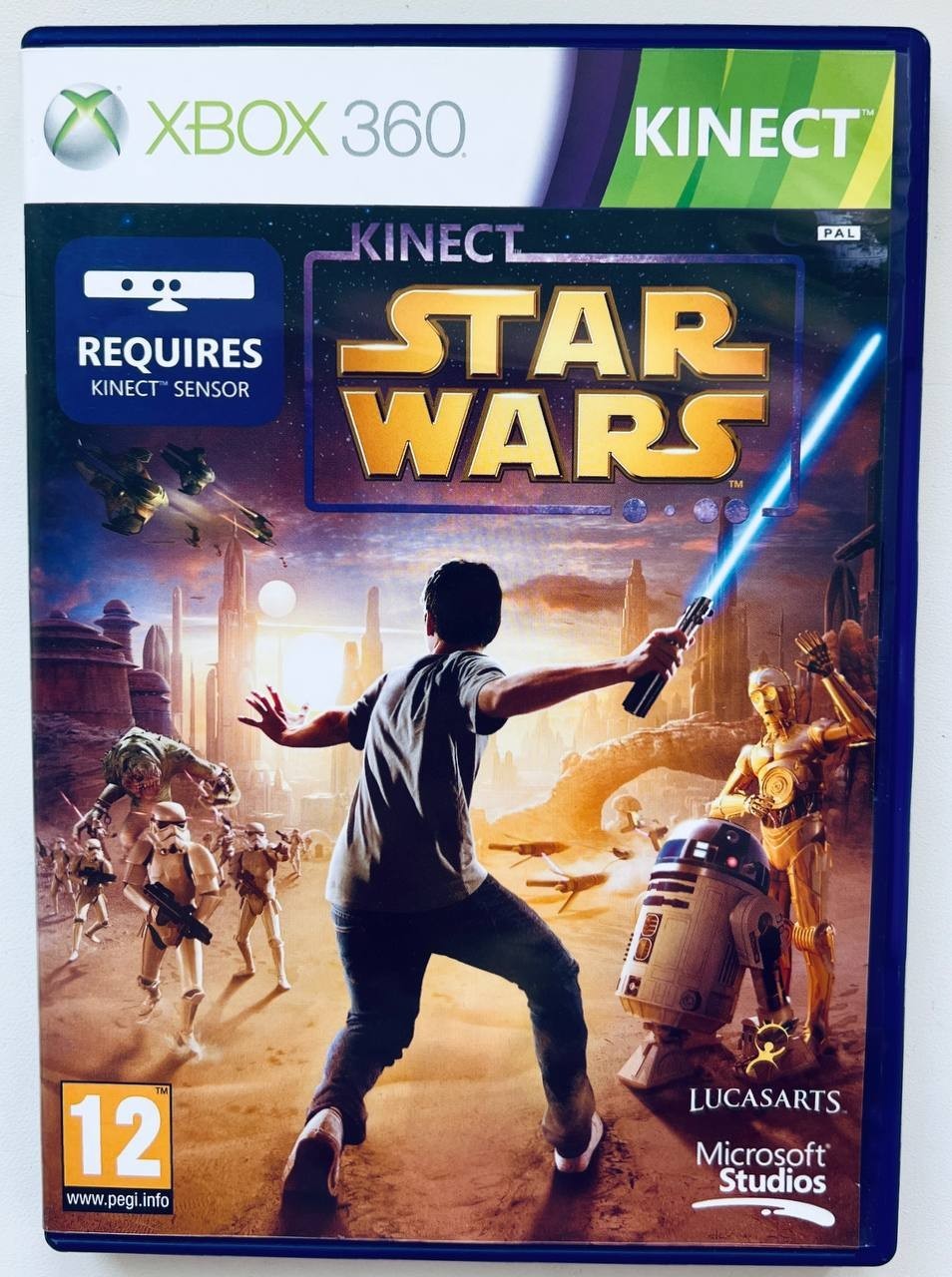 Kinect Star Wars, Б/У, английская версия - диск для Xbox 360