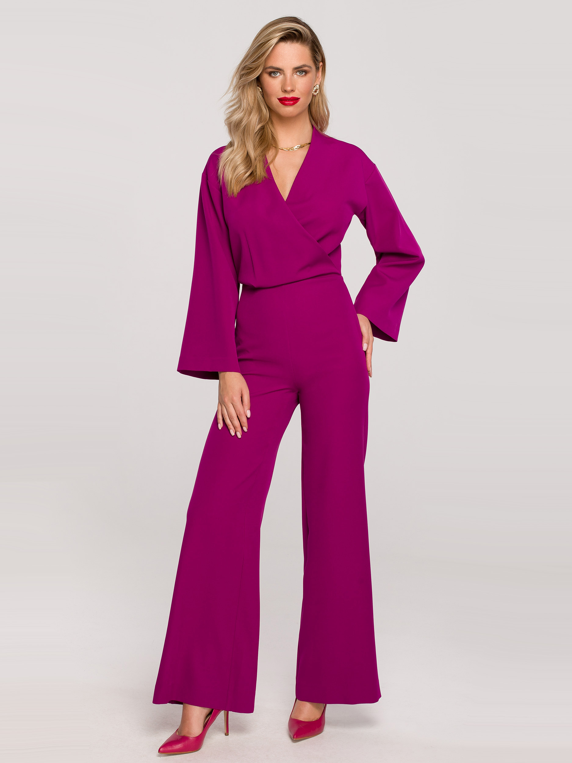 Акція на Комбінезон Makover Jumpsuit K147 S Ruby від Rozetka