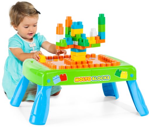 

Игровой стол Molto с конструктором 50 элементов 66 x 48 x 28 см (14481)