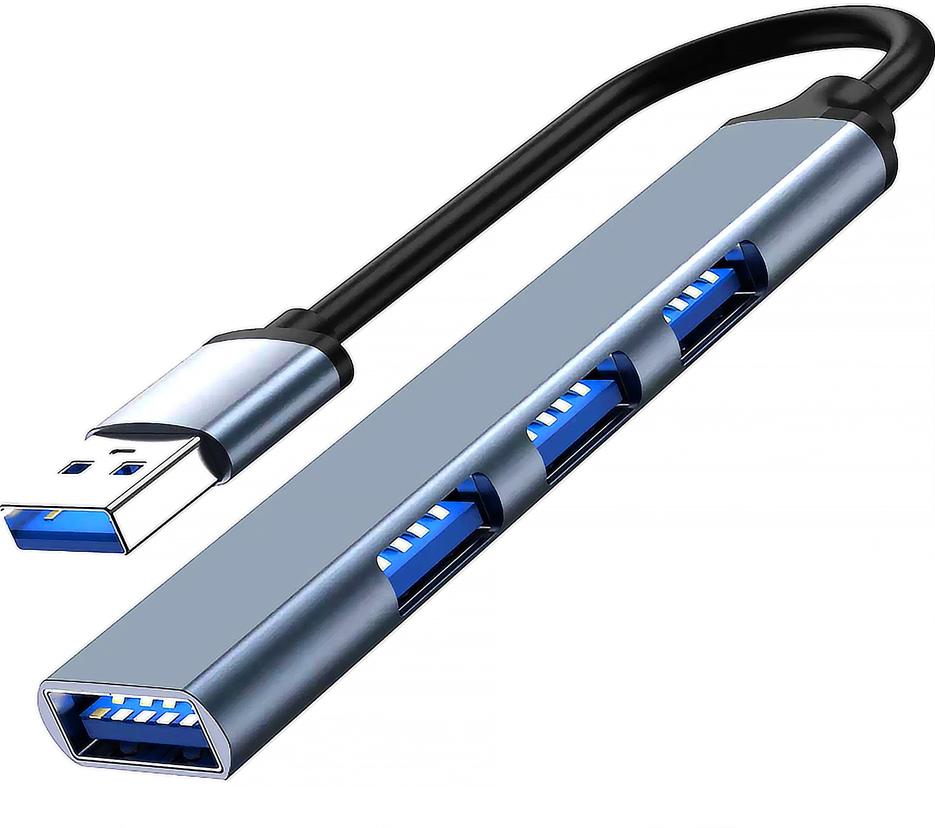 USB хаб Hi-speed Алюминиевый на 4 порти 3.0 2.0 – фото, відгуки ...