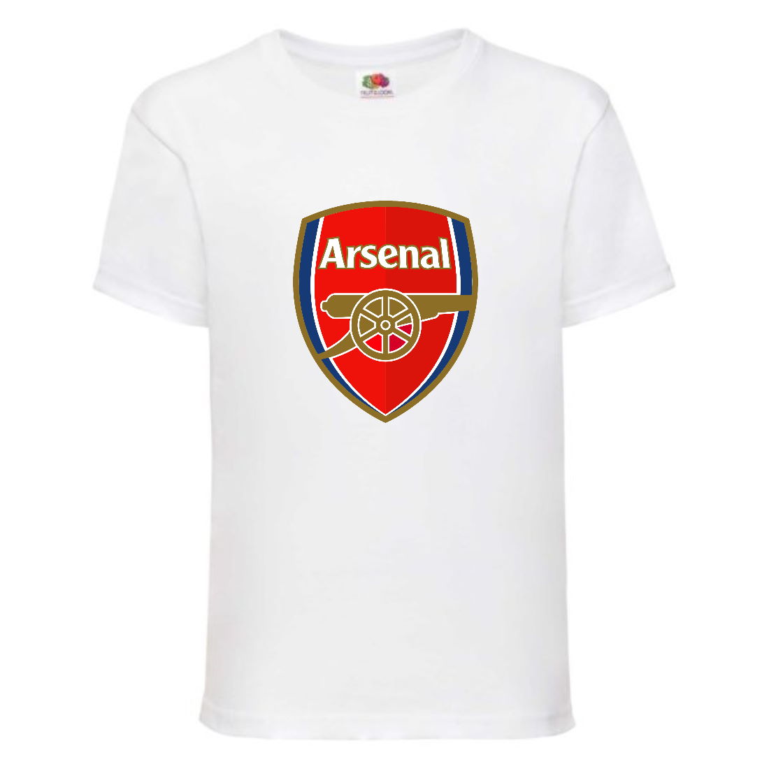 

Футболка детская Футбольный клуб Арсенал (Arsenal) белая (FOOT wh 002) 116 см