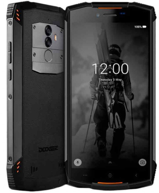 

Защищенный смартфон Doogee S55 ip68 4/64gb black-orange