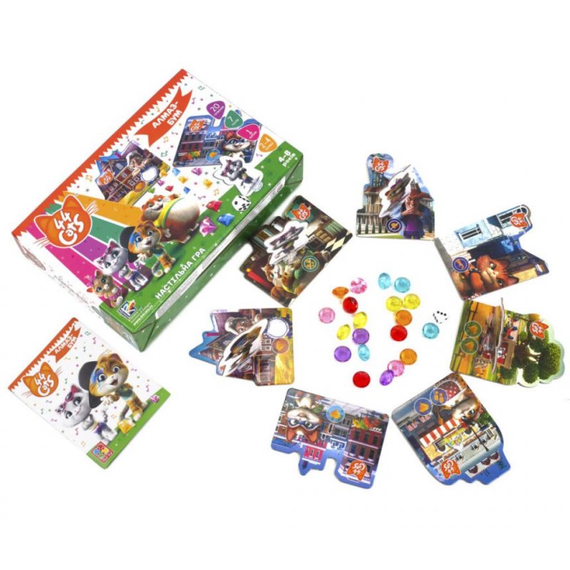 

Настольная игра Vladi Toys Алмаз-Бум, 44 Кота (укр) (VT8055-15)