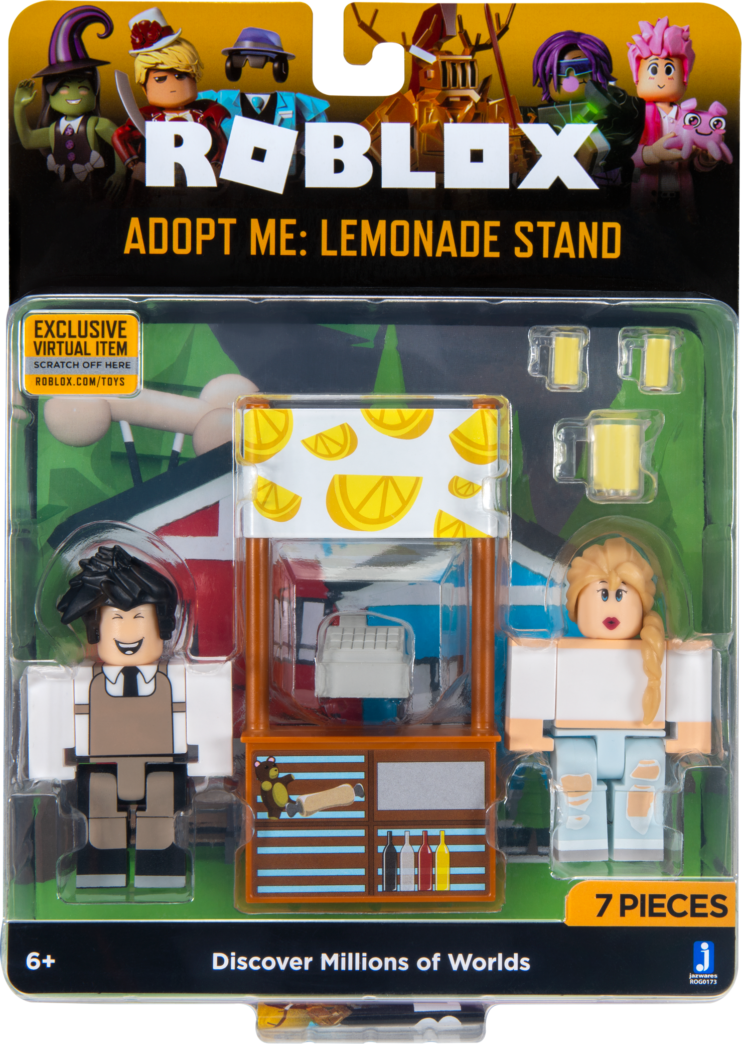 

Игровая коллекционная фигурка Jazwares Roblox Game Packs Adopt Me: Lemonade Stand W6 (ROG0173)