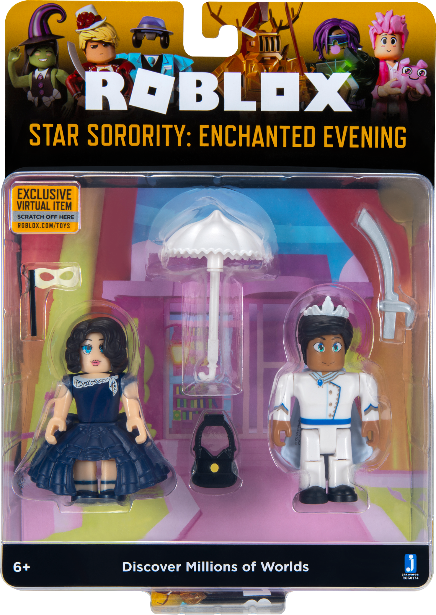 

Игровая коллекционная фигурка Jazwares Roblox Game Packs Star Sorority: Enchanted Evening W6 (ROG0174)