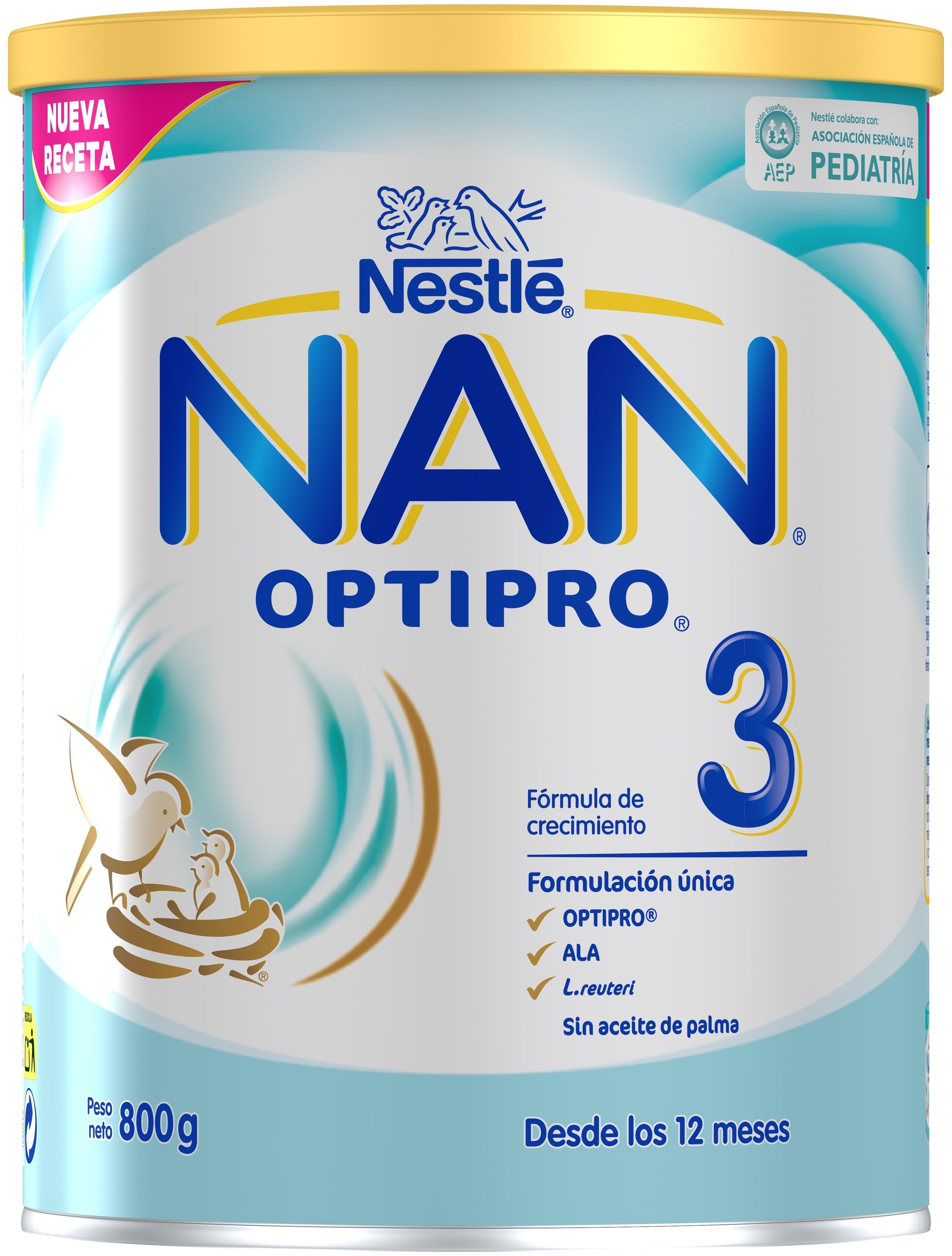 Nestle Nativa Crecimiento 3 Galleta (3 x 180ml)