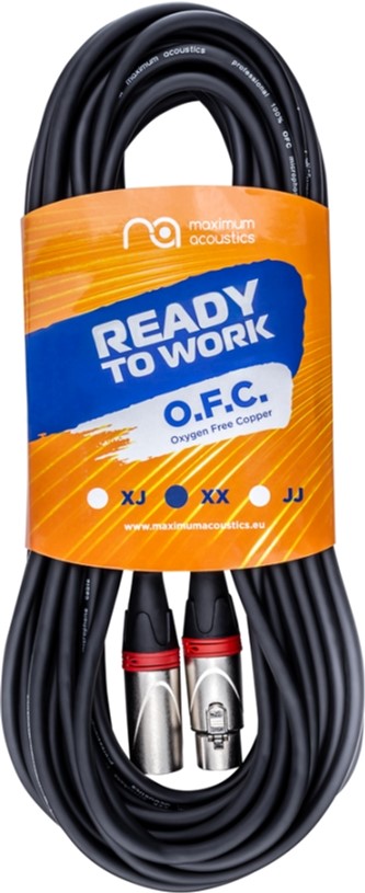 

Кабель микрофонный Maximum Acoustics MIC.XX10 RD (OFC) (23-3-15-8)