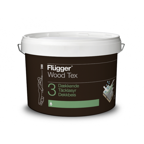 

Кроющая пропитка Flugger Wood Tex Opaque Vit белая