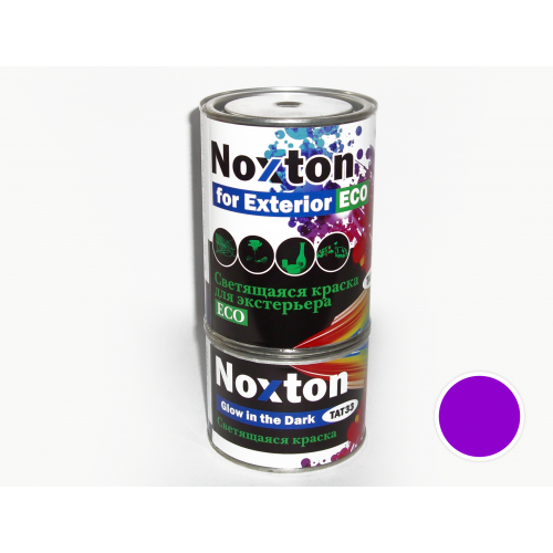 

Люминесцентная краска для экстерьера NoxTon "Фиолетовая" (белая полупрозрачная, фиолетовое свеч.)