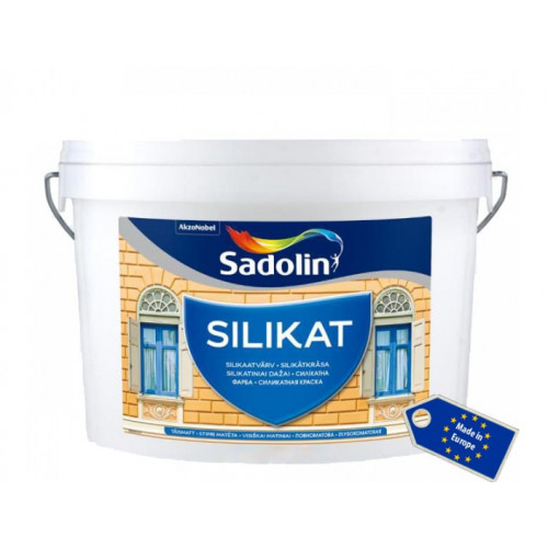 

Краска Sadolin Silikat для фасада силикатная белая глубокоматовая