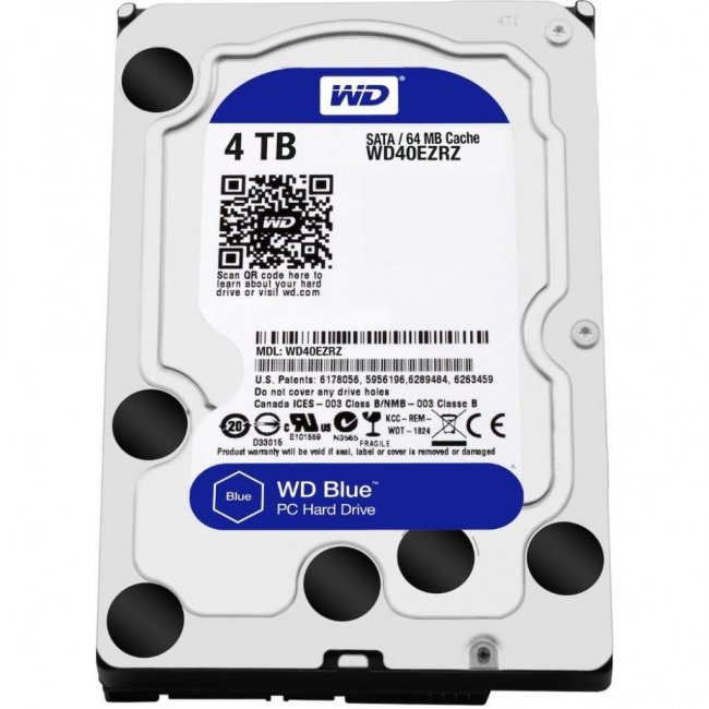 

Жесткий диск 3.5" 4TB Western Digital (WD40EZRZ)