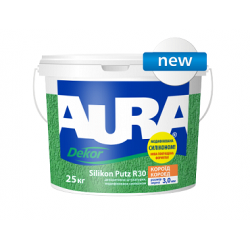 

Штукатурка силиконовая Aura Dekor Silikon Putz R30 (короед)