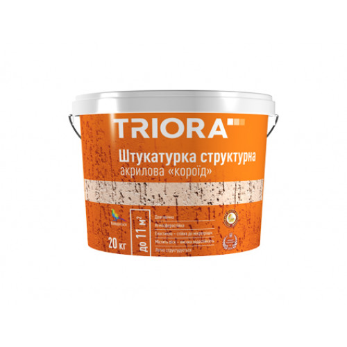 

Штукатурка структурная акриловая «короед» Triora 1-1,5 мм