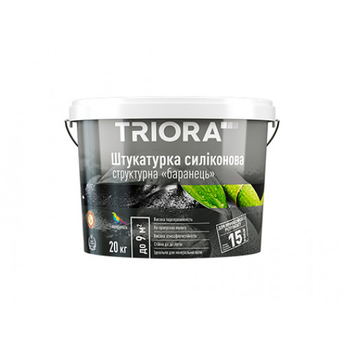 

Штукатурка структурная силиконовая «барашек» Triora 1-1,5 мм