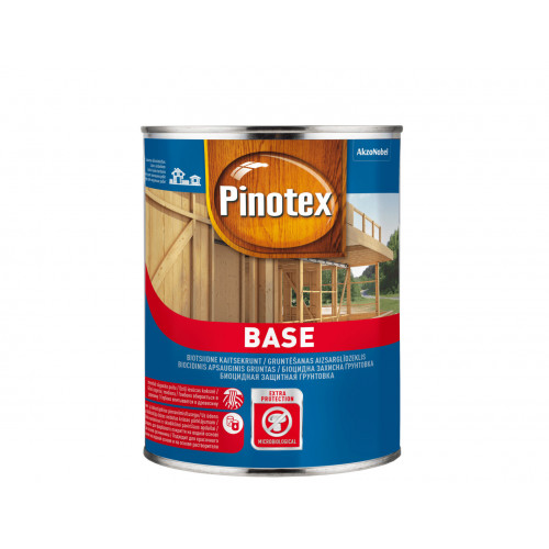 

Грунтовка для дерева Pinotex Base впитывающаяся бесцветная