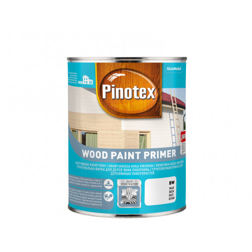 

Краска грунтовочная Pinotex Wood Paint Primer для дерева белая