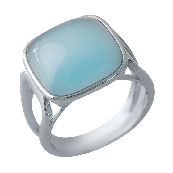 

Серебряное кольцо SilverLine с кошачьим глазом 17.5 размер