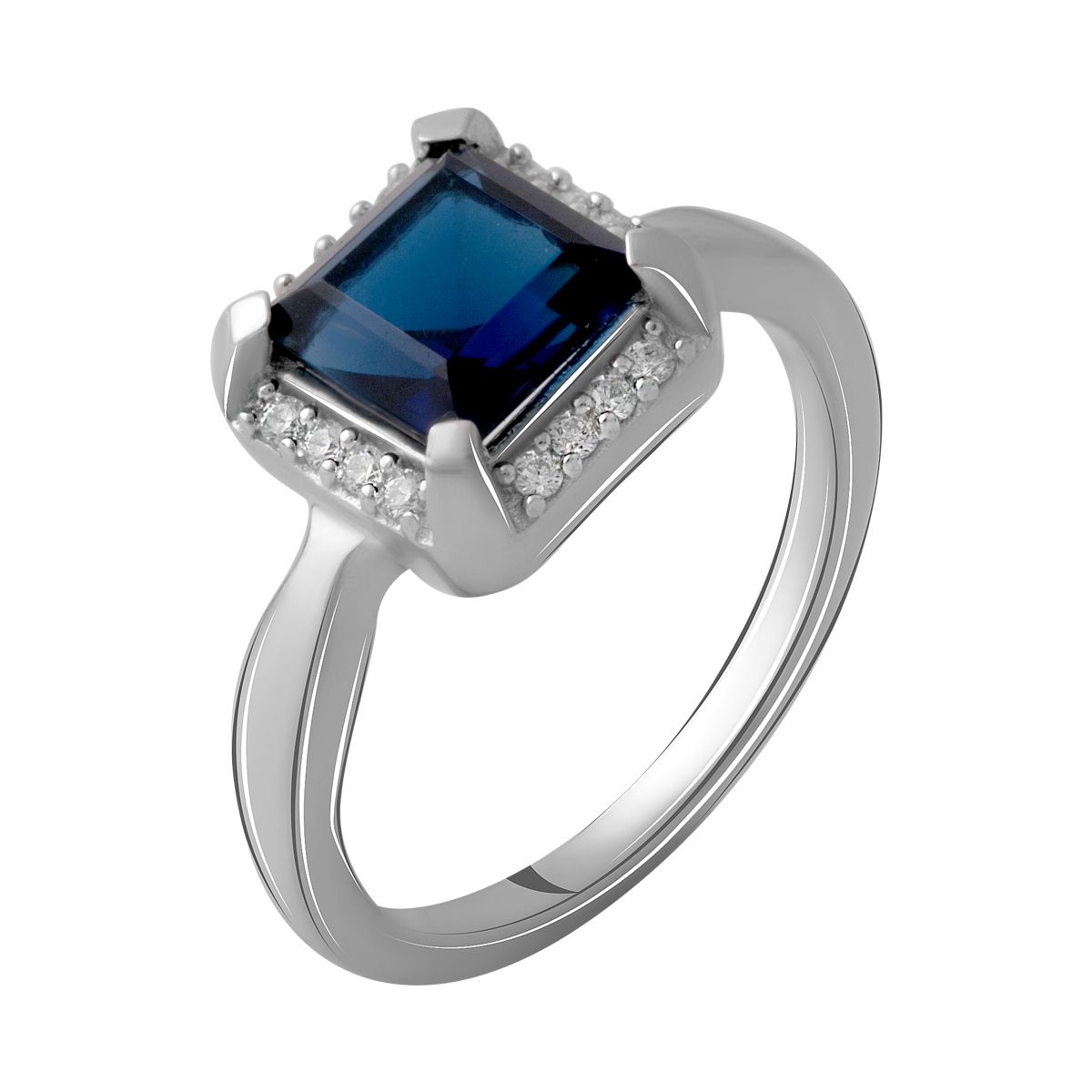 

Серебряное кольцо SilverLine с сапфиром nano 1.793ct 16.5 размер