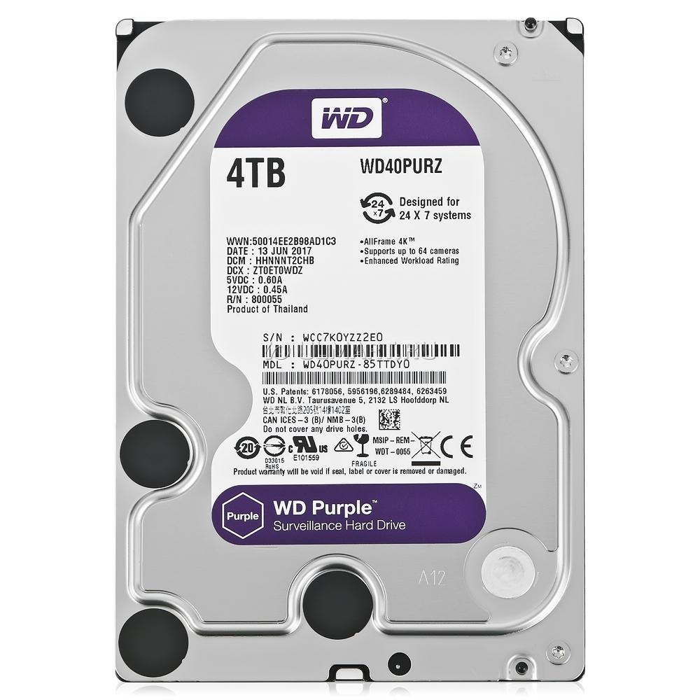 

Жесткий диск 3.5" 4TB Western Digital (WD40PURZ)