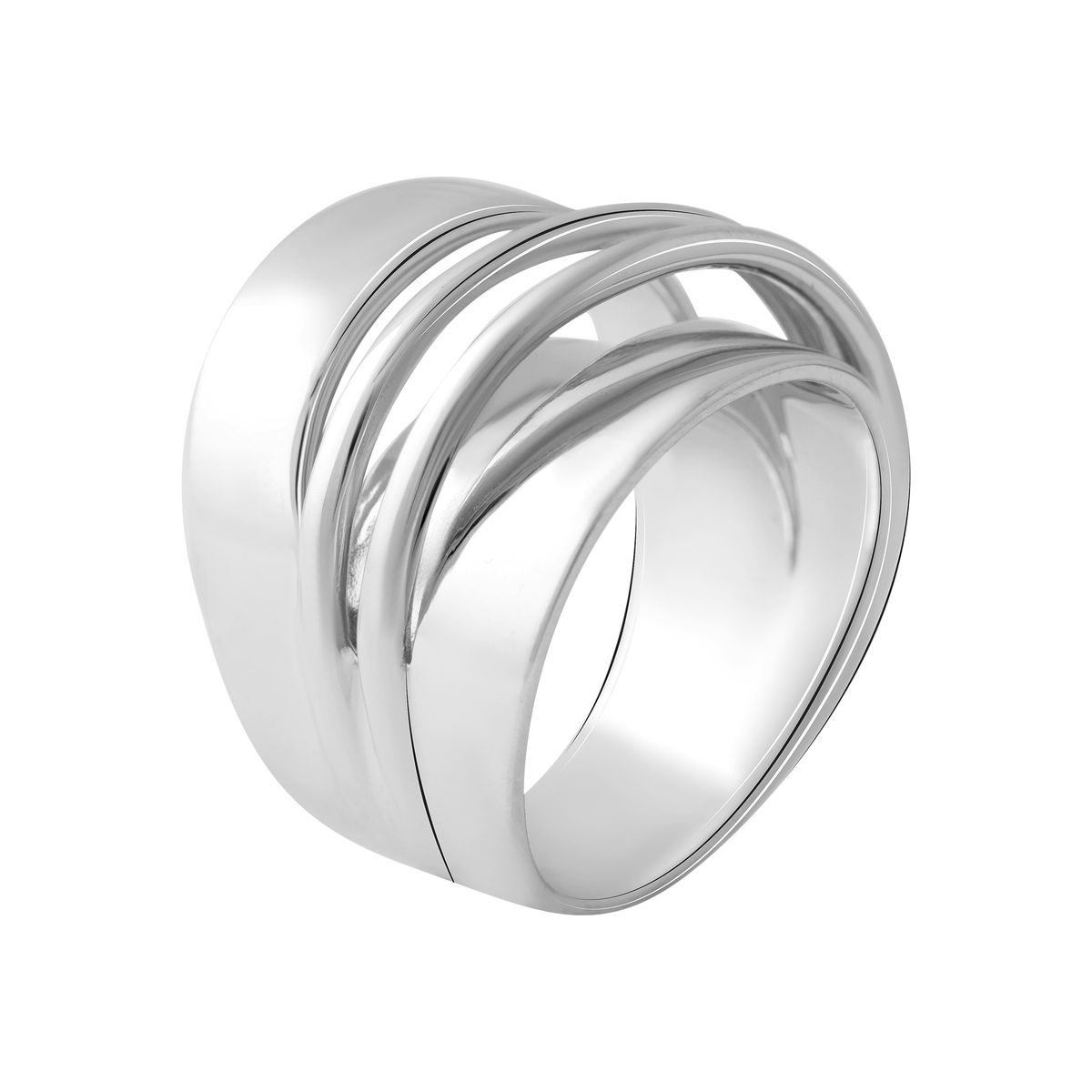 

Серебряное кольцо SilverLine без камней 17.5 размер